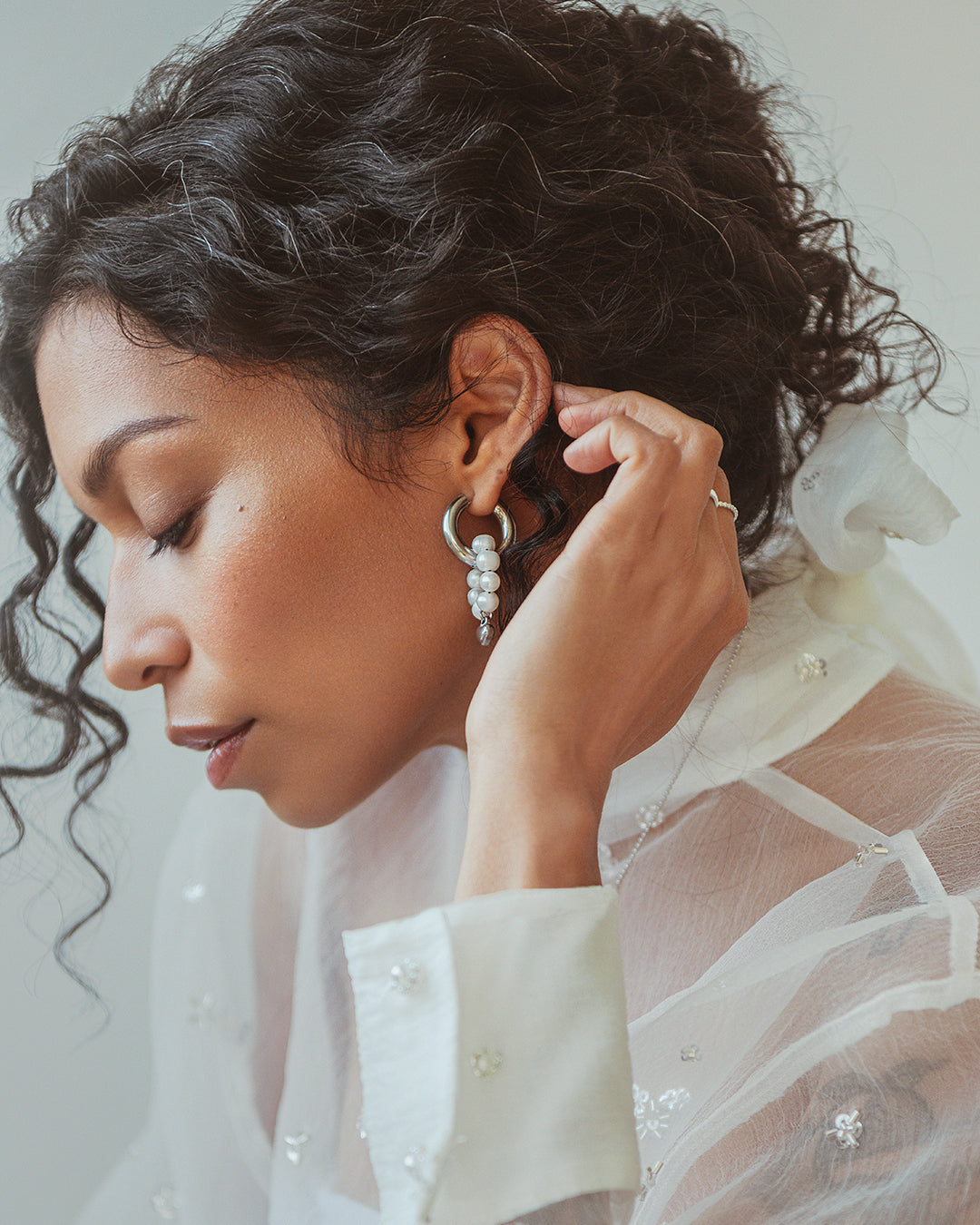 Coraline Silver Earrings