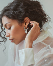 Coraline Silver Earrings