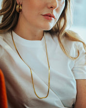 Serpent Gold Necklace