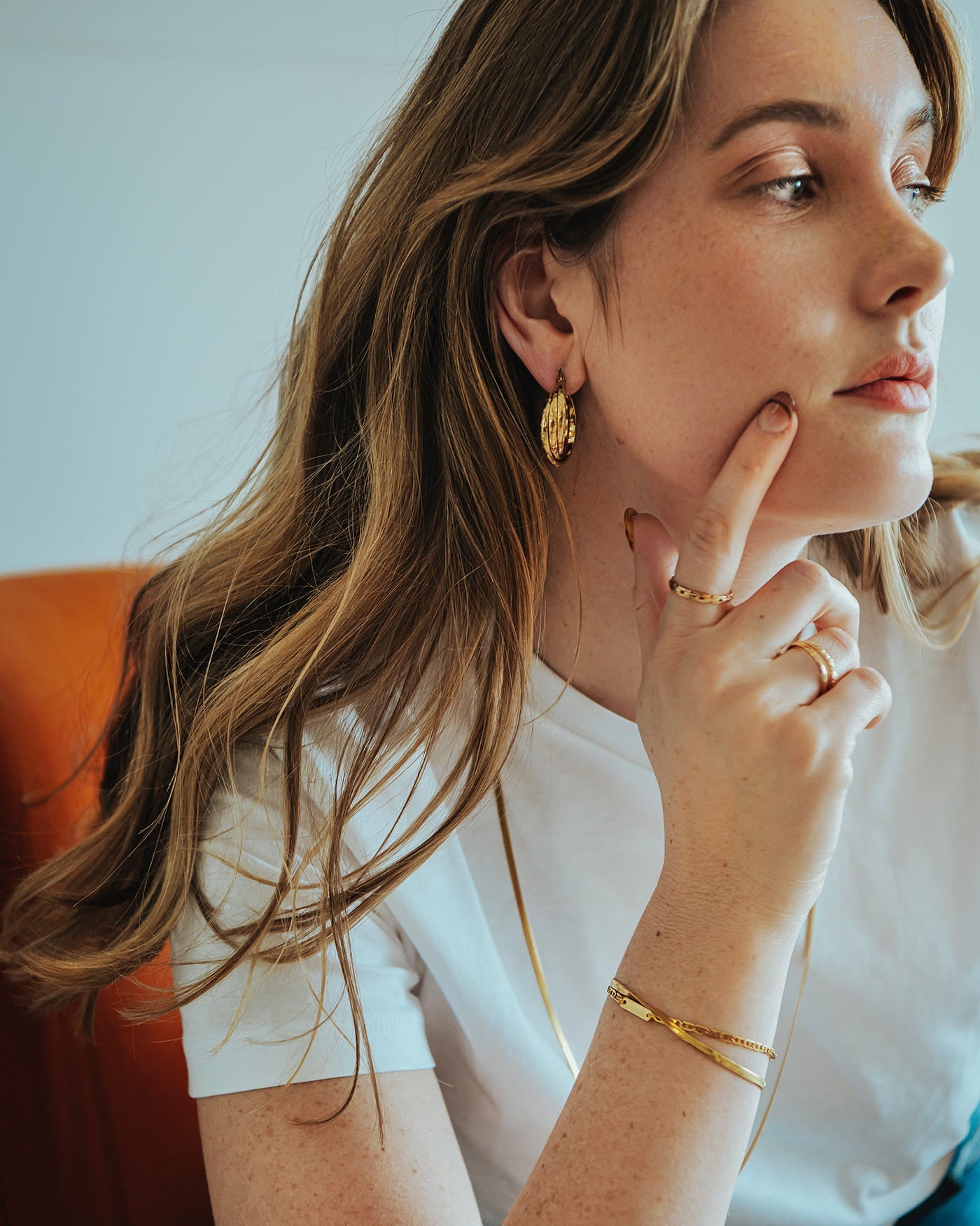 Orvet Gold Bracelet