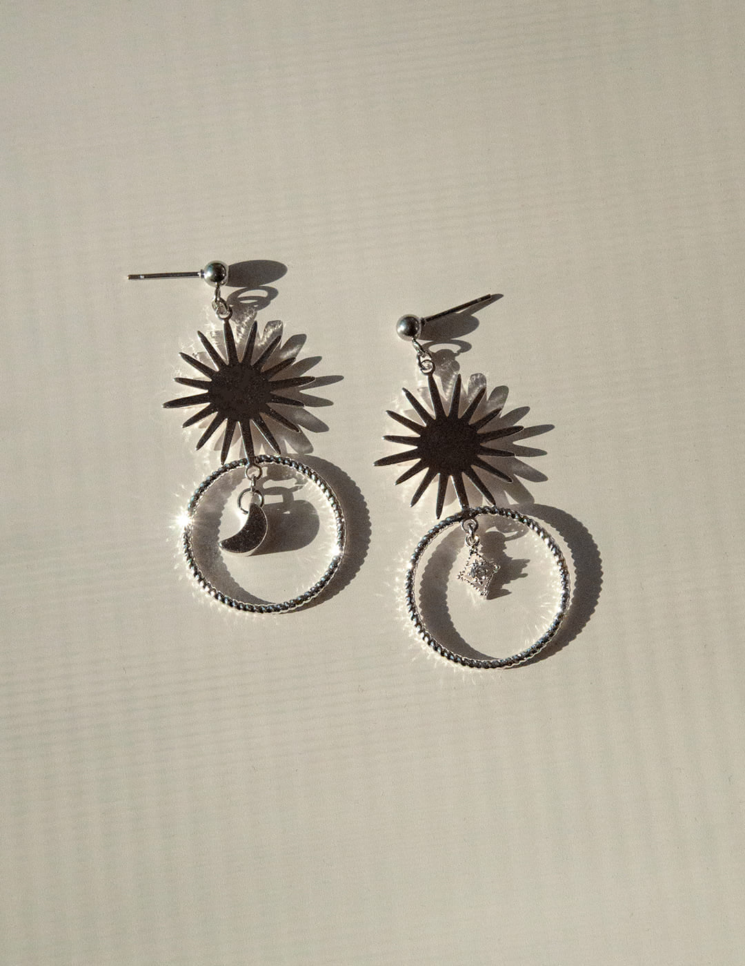 Nebula Silver Earrings