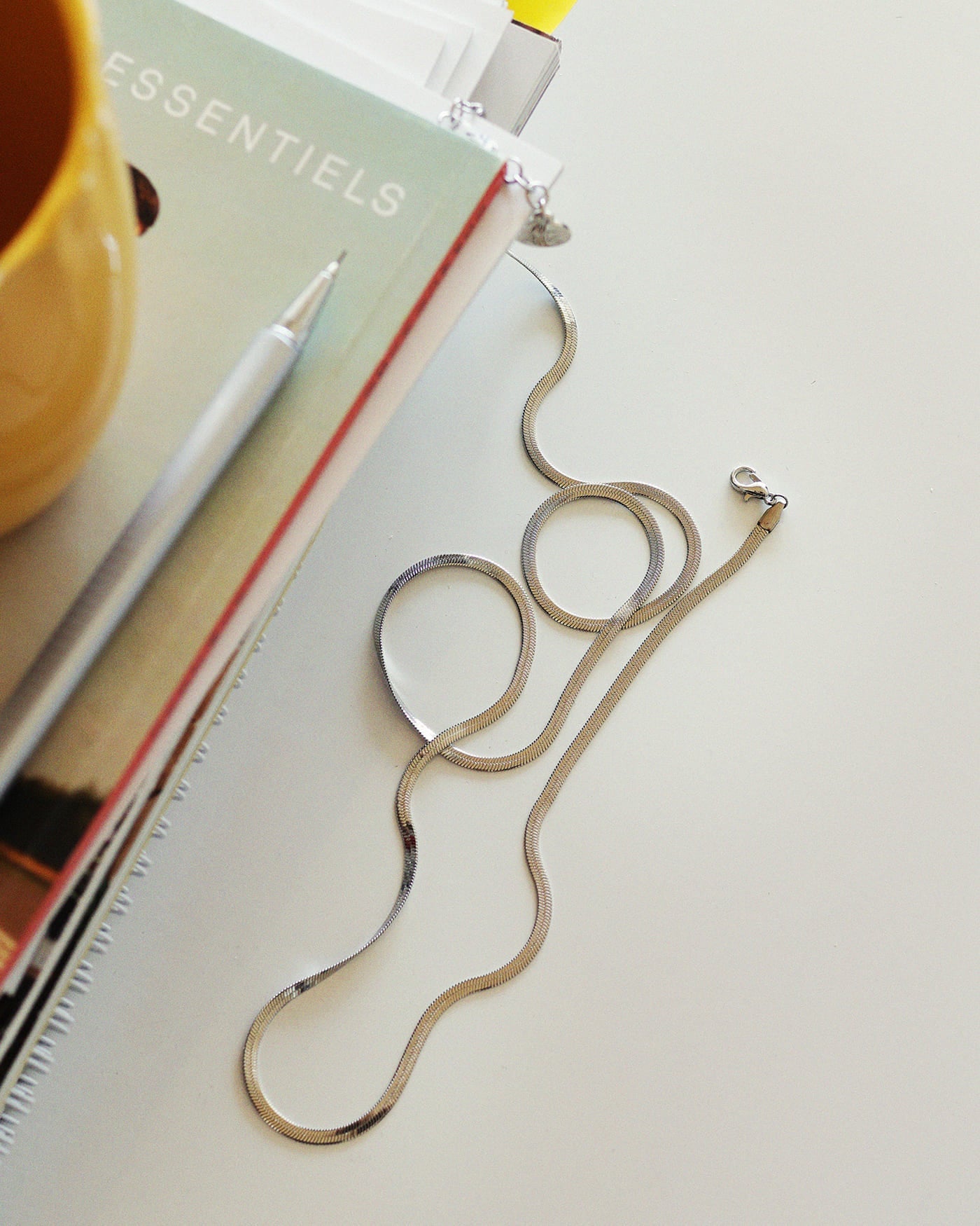 Serpent Silver Necklace
