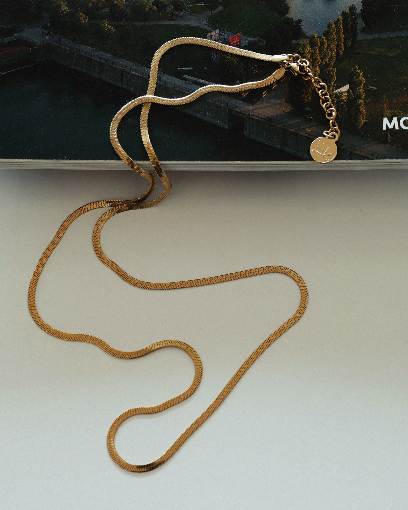 Serpent Gold Necklace