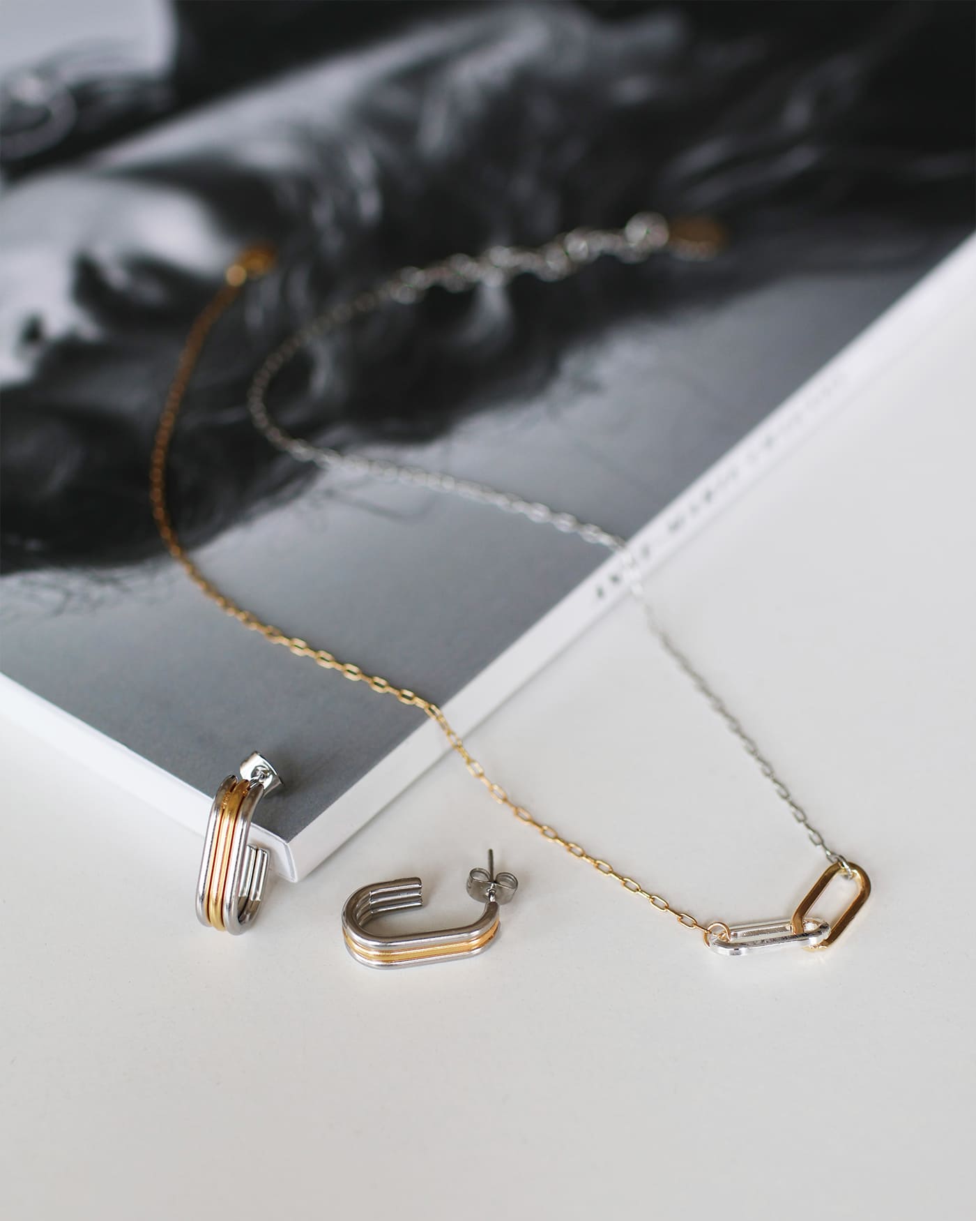 Coppia Two-Tone Earrings