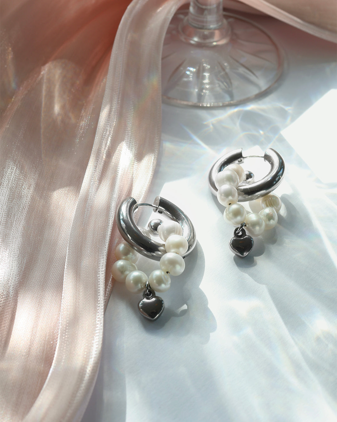 Coraline Silver Earrings