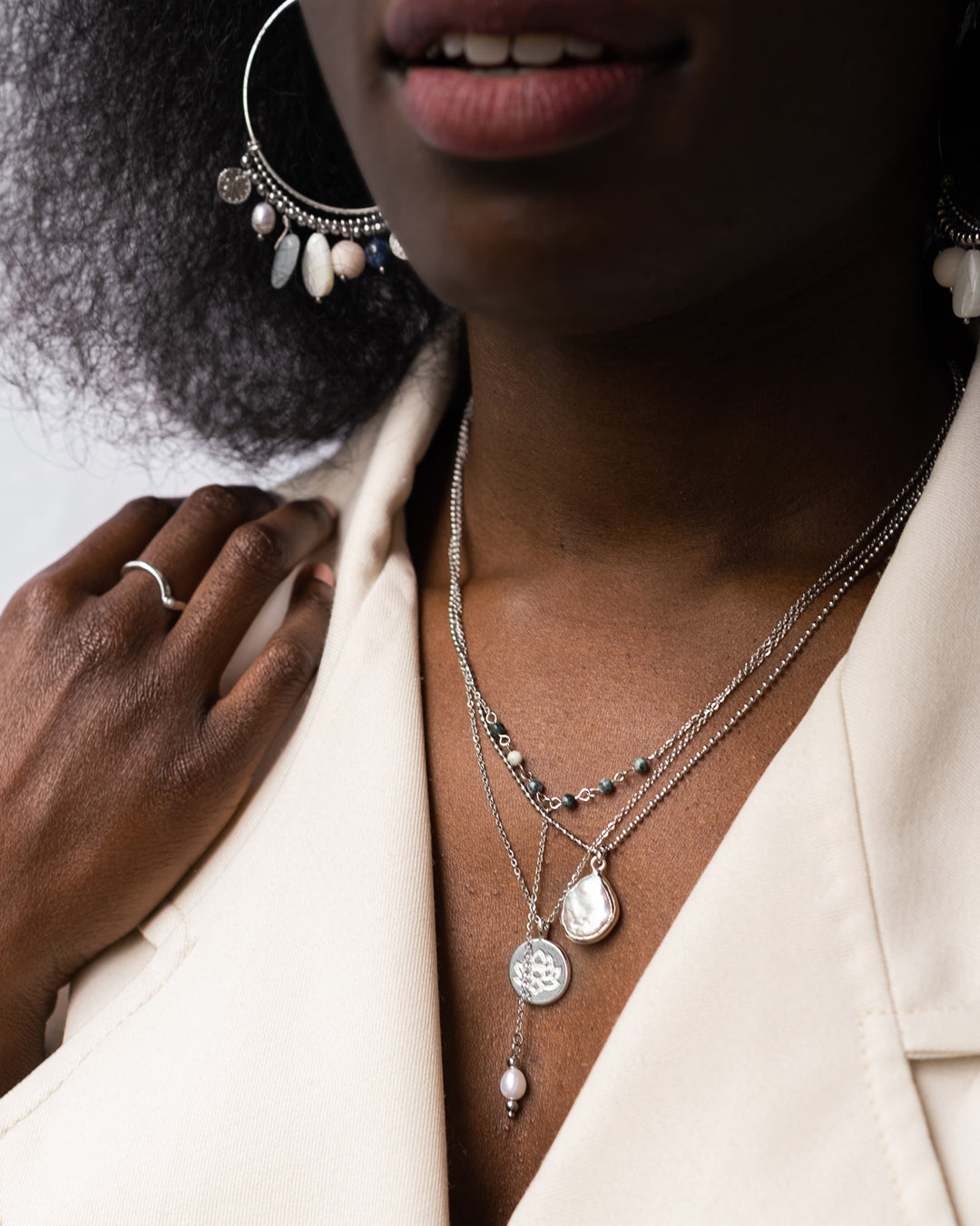 Lotus Collier Argent