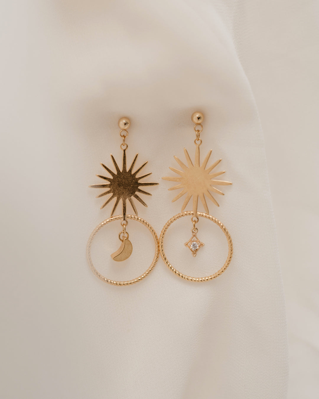 Nebula Gold Earrings
