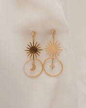 Nebula Gold Earrings