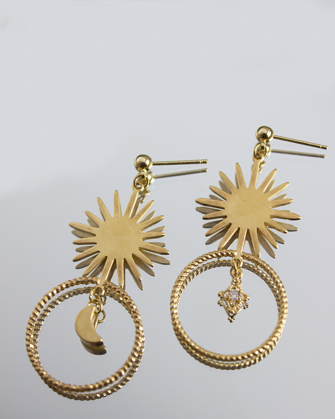Nebula Gold Earrings
