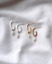 Zeta Silver Earrings