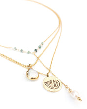 Lotus collier or