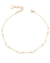 Coco | Gold Pearl Choker Necklace