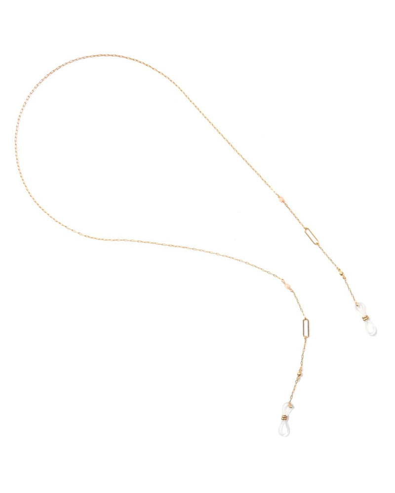 Beam | Gold Link & Stones Glasses Chain