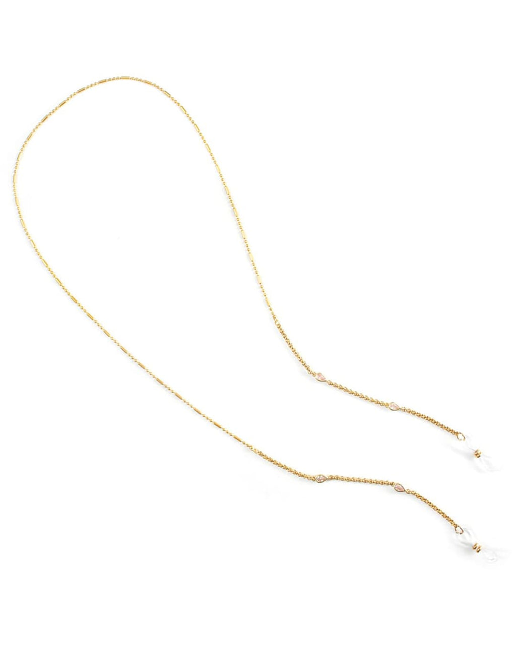 Claire  | Gold Crystal Glasses Chain