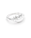 Ermite | Sterling Silver Sea Croissant Ring