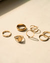 Oro | Gold Vermeil Sun Signet Ring