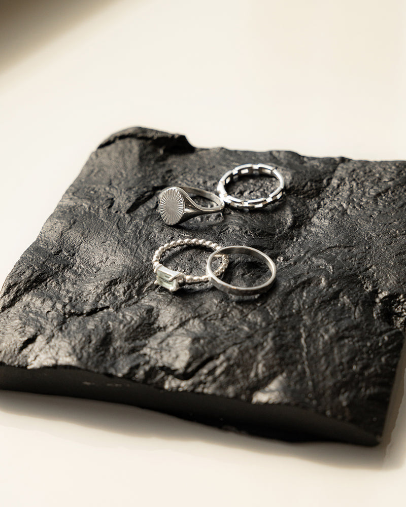 Oro | Sterling Silver Sun Signet Ring