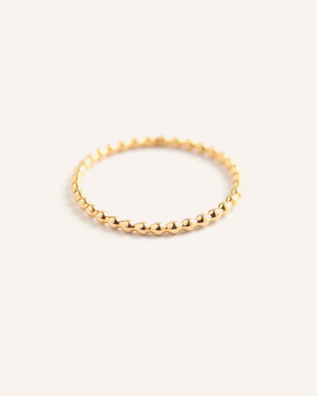 Perlu | 14K Solid Gold Beaded Ring