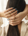 Jasmin | Gold Vermeil Thick Braided Band Ring