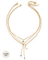 Solune | Gold Sun & Moon Necklace Set