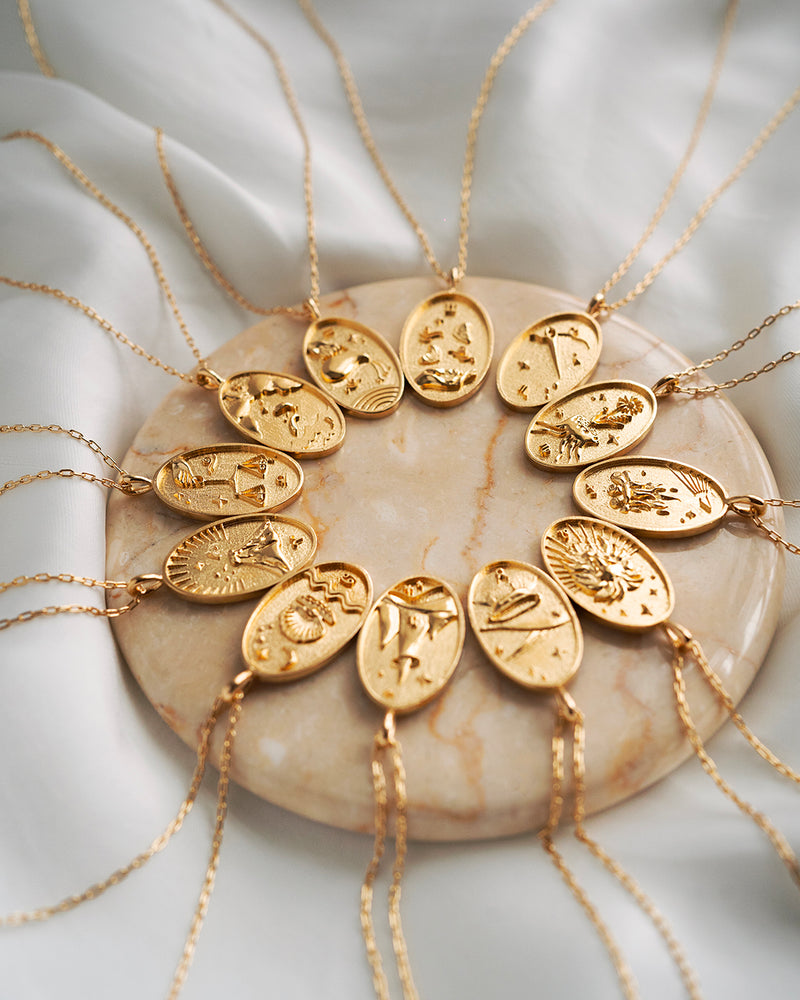 Cancer | Gold Zodiac Necklace