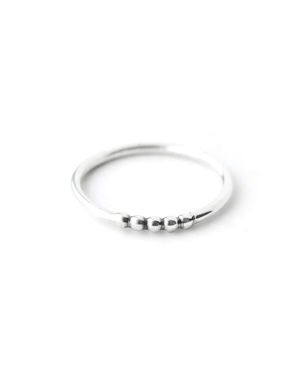 Sierra | Sterling Silver Beaded Ring
