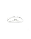 Scarlet | Sterling Silver Wavy Pearl Ring