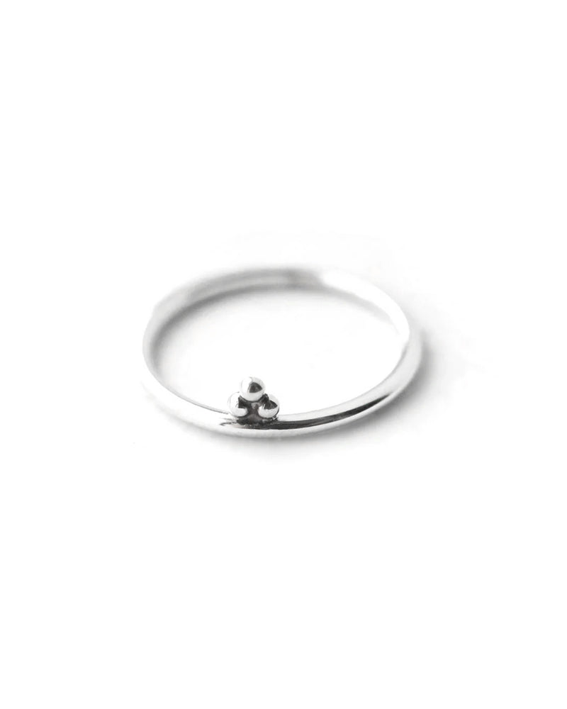 Bacchus | Sterling Silver Dotted Ring