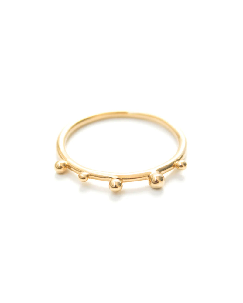 Constance | Gold Vermeil Dotted Ring