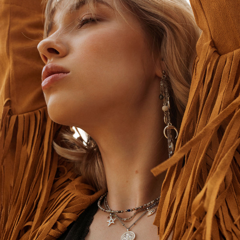 Necklaces - Hamseye - Silver • wellDunn jewelry — Handmade in Montreal
