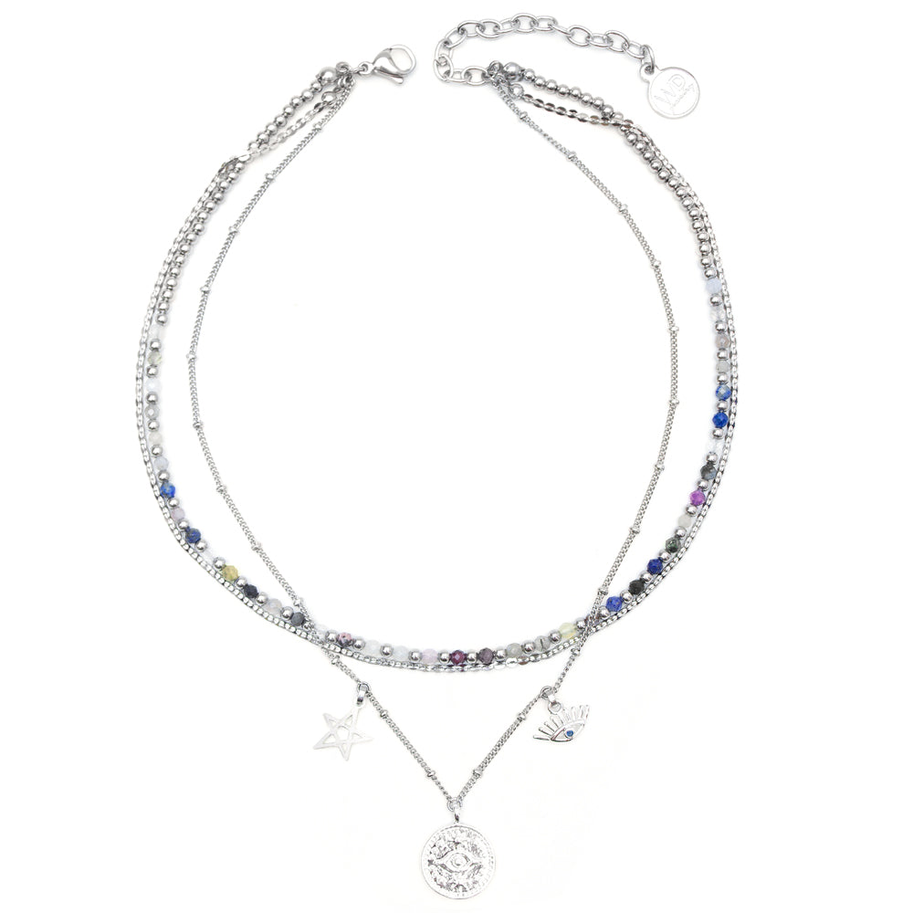 Necklaces - Hamseye - Silver • wellDunn jewelry — Handmade in Montreal