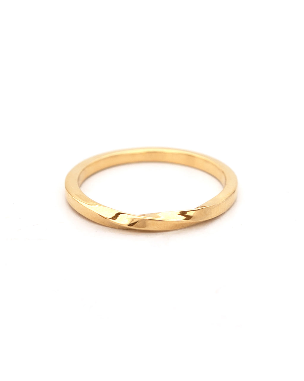 Helix | Gold Vermeil Twisted Square Ring