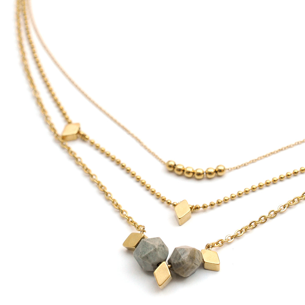 Necklaces - Nadir - Gold • wellDunn jewelry — Handmade in Montreal