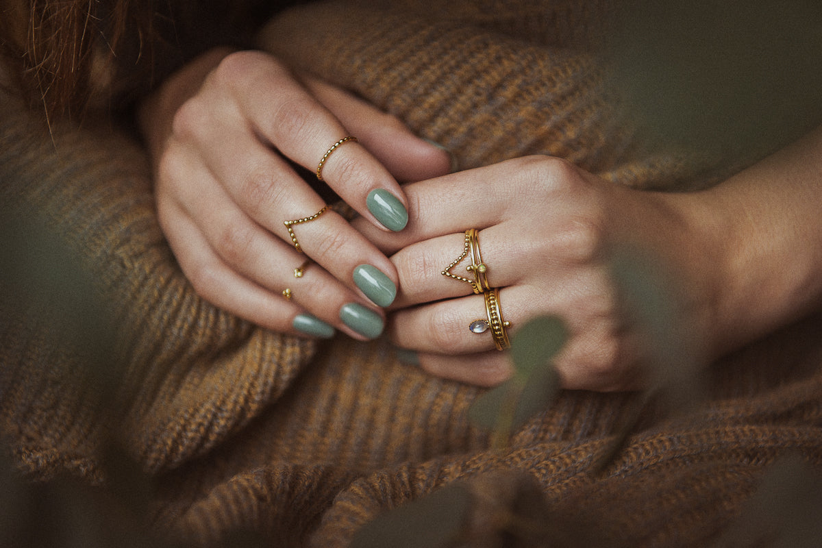 Rings - Mounia - Gold • wellDunn jewelry — Handmade in Montreal