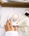 Solar | Gold Vermeil Sun & Labradorite Ring